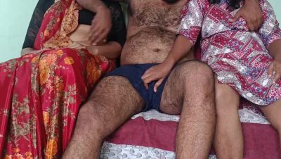 Hot Indian Married Couple Threesome with Mallu Aunty - Rough Sex & Pussy Licking - veryfreeporn.com - India