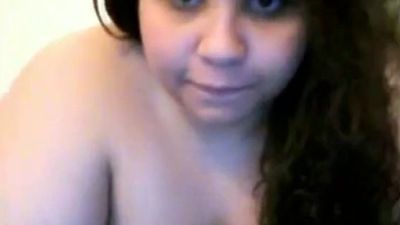 Hairy BBW With Big Tits on Webcam - drtuber.com
