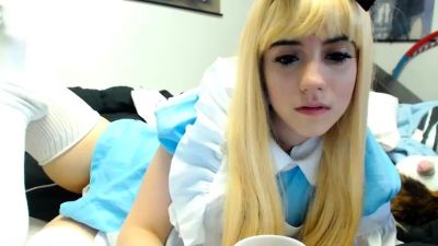 Blonde Teen Solo Masturbating On Webcam - drtuber.com