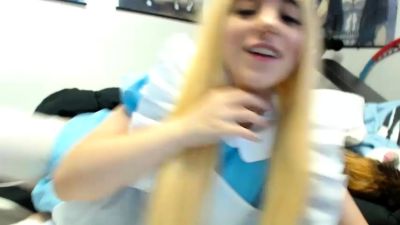Blonde Teen Solo Masturbating On Webcam - drtuber.com