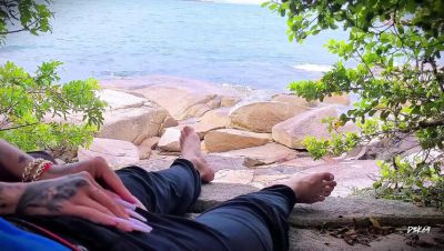 Amateur Teen Handjob Cumshot Surprise on Beach Outdoor Sex - xxxfiles.com