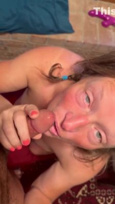 Milf Queen Masturbates In The Mirror And Then Drains Her Kings Balls - Verified Amateurs - hclips.com