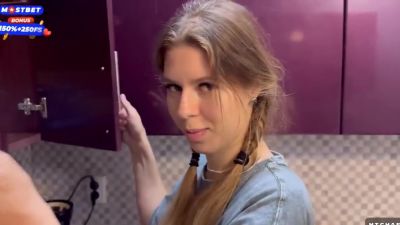Sweet Russian Cutie Sucks Guys Trunk In Homemade - hotmovs.com - Russia