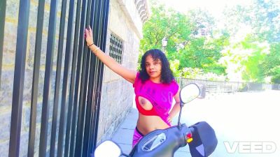Role Play Biker Chick Solo Female Public Cosplay Queen With Verified Amateurs - hclips.com