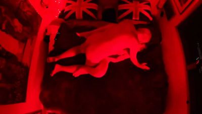 Hot Amateur Couple Fucking in Red - Blowjob & Missionary Sex - xxxfiles.com